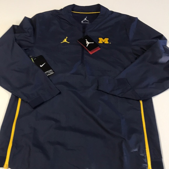 🆕 NIKE JUMPMAN MICHIGAN Mens 1/4 Zip Jacket MED. - Picture 2 of 7